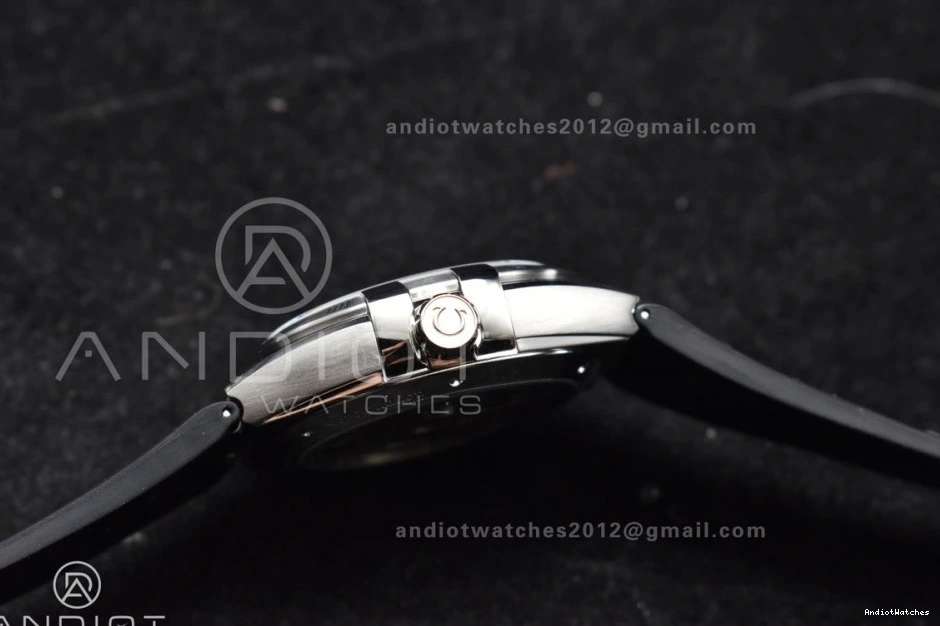 Constellation Black Strap Gummy on 1:1 A8900 Black VSF Edition Ceramic Black Dial HighPerformance SS Best Super 545 Clone 0412